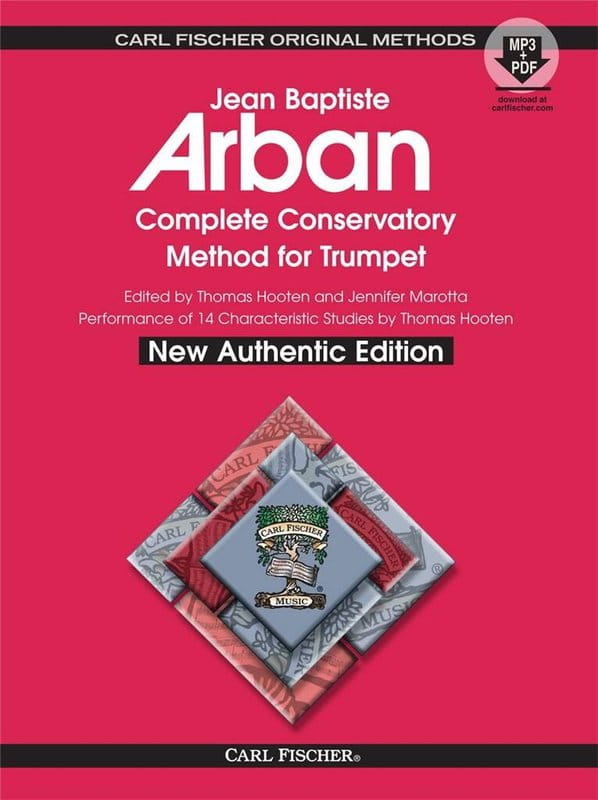 Jean Baptiste Arban: Complete Conservatory Method For Trumpet - Thomas Hooten, Jennifer Marotta (+ audio online) - szkoła gry na trąbce - oprawa spira