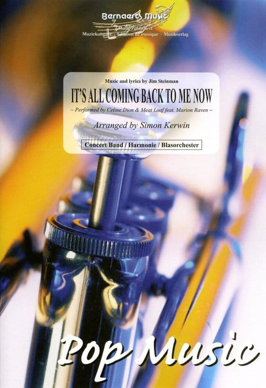 Jim Steinman: It's All Coming Back To Me Now for Concert Band (Score & Parts) - Simon Kerwin - nuty na orkiestrę dętą