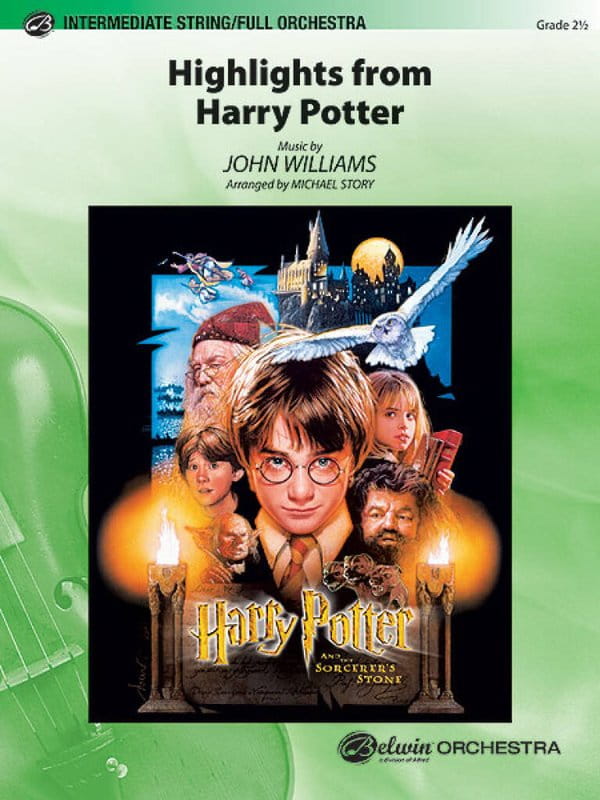 John Williams - Highlights from Harry Potter (Score & Parts) - Michael Story - nuty na orkiestrę symfoniczną lub smyczkową