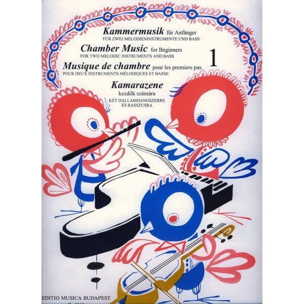 Chamber Music for Beginners 1 - Máriássy István - muzyka kameralna dla początkujących na dwa instrumenty melodyczne i basso continuo