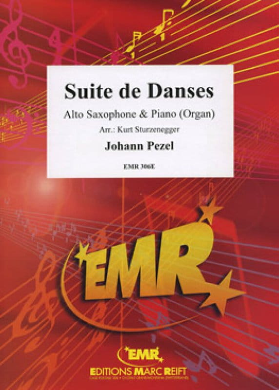 Johann Christoph Pezel: Suite de Danses - Kurt Sturzenegger - nuty na saksofon altowy i fortepian lub organy