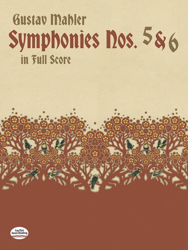 Gustav Mahler: Symphonies Nos. 5 and 6 in Full Score - V i VI Symfonia - nuty na orkiestrę - partytura