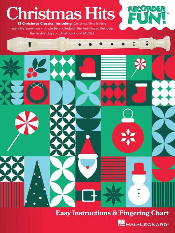 Christmas Hits Recorder Fun! - zestaw: flet prosty oraz nuty na flet do 12 kolęd i piosenek na Boże Narodzenie