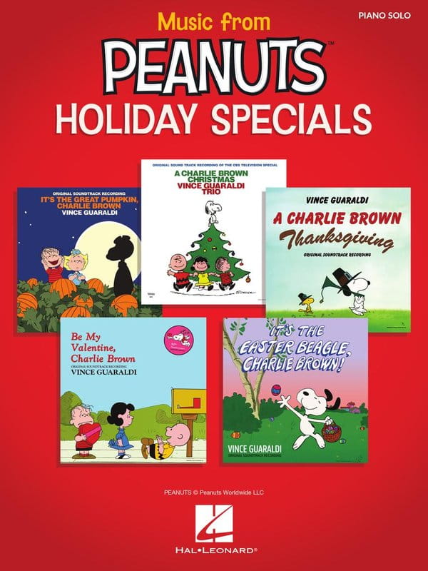 Music from Peanuts Holiday Specials - Vince Guaraldi - 20 piosenek świątecznych z filmu Fistaszki - nuty na fortepian