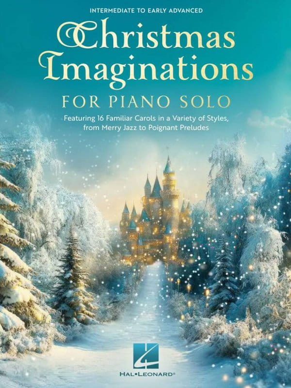 Christmas Imaginations for Piano Solo - tradycyjne kolędy 16 aranżacji współczesnych amerykańskich pedagogów fortepianu - nuty na fortepian