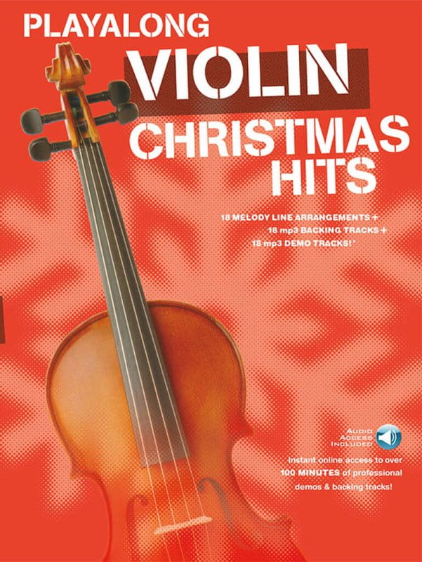 Playalong Violin Christmas Hits (+ audio online) - kolędy i piosenki na Boże Narodzenie - nuty na skrzypce z podkładami