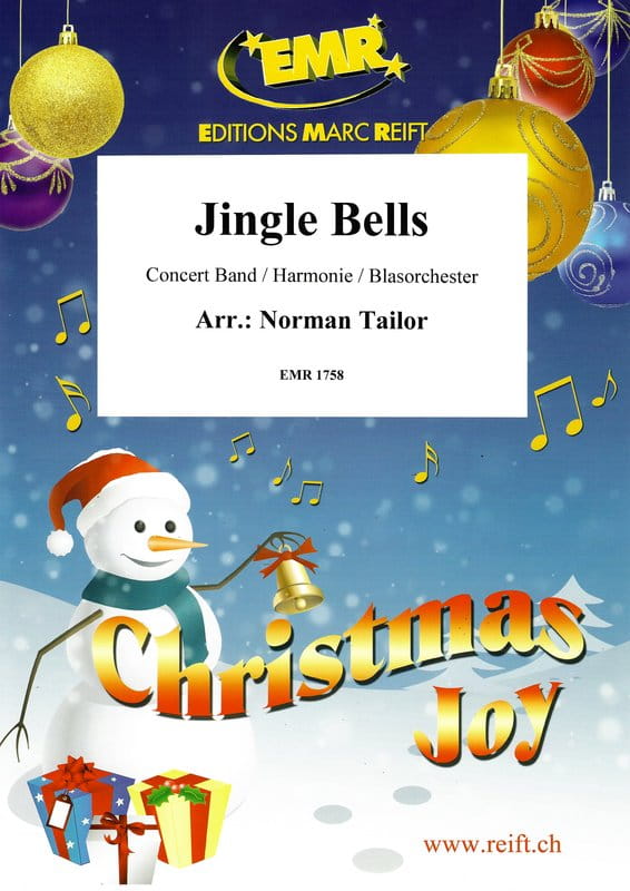 Jingle Bells for Concert Band (Score & Parts) - Norman Tailor - nuty na młodzieżową orkiestrę dętą