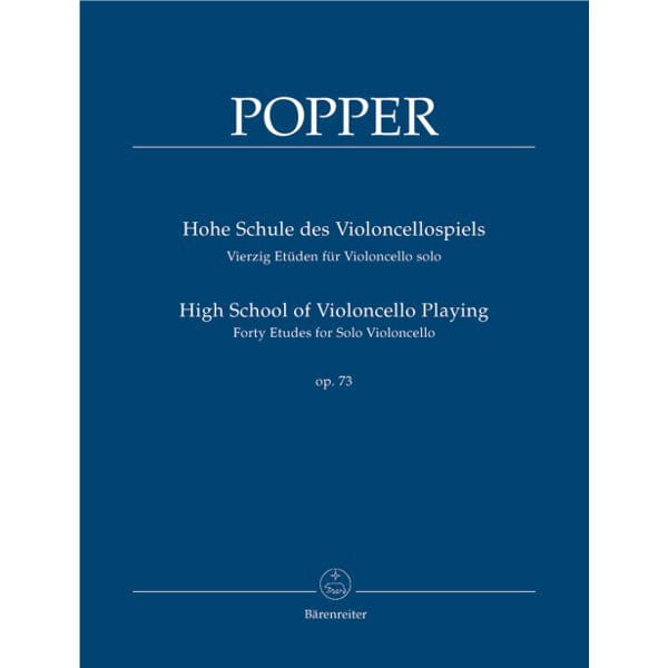 David Popper: High School of Violoncello Playing op. 73 - 40 etiud na wiolonczelę solo