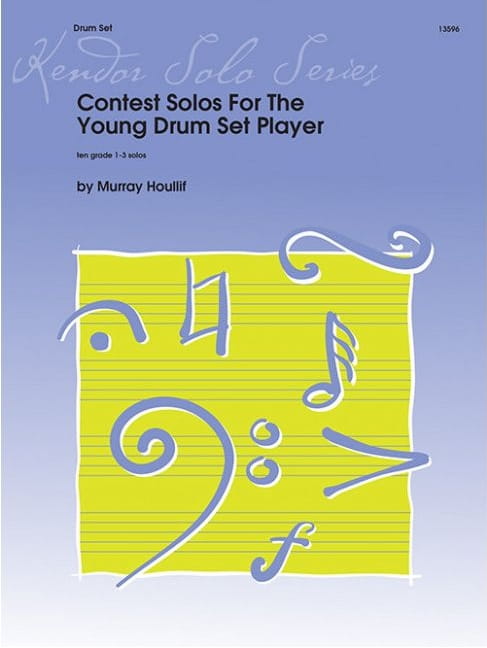 Murray Houllif: Contest Solos For The Young Drum Set Player - nuty na perkusję