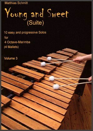 Matthias Schmitt: Young and Sweet (Suite) volume 3 (+ płyta CD) - nuty na marimbę solo