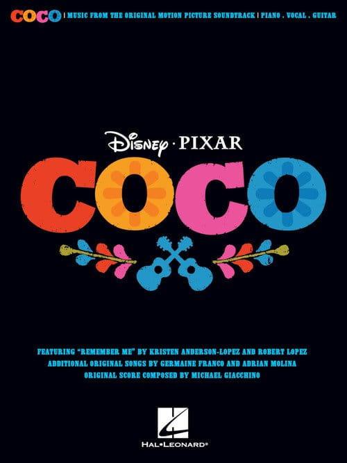 Coco (PVG) - nuty na fortepian, akordy gitarowe, linia melodyczna, teksty z filmu Coco - Kristen Anderson-Lopez, Germaine Franco, Adrian Molina, Rober