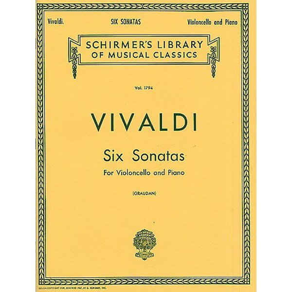 Antonio Vivaldi - 6 sonat na wiolonczelę i fortepian