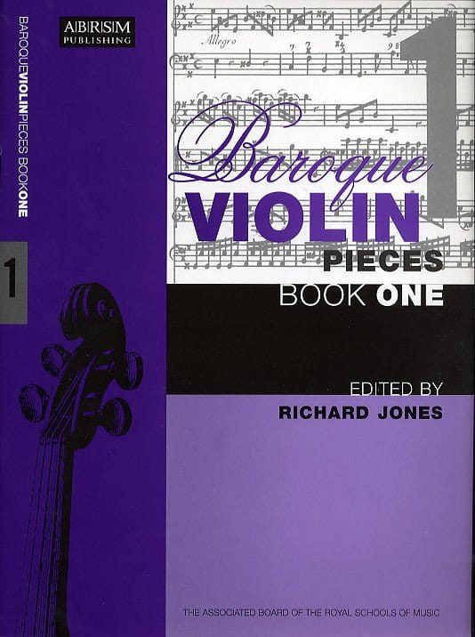 Baroque Violin Pieces Book 1 - nuty na skrzypce z akompaniamentem fortepianu - Richard Jones