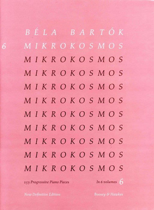 Bela Bartok - Mikrokosmos vol. 6 - nuty na fortepian solo