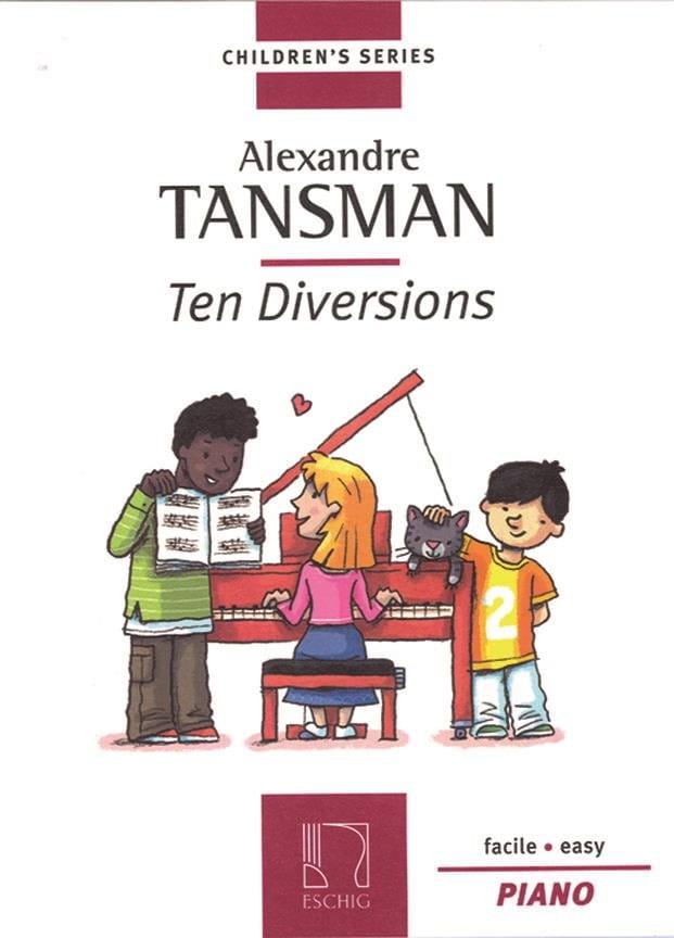 Aleksander Tansman - Ten Diversions - nuty na fortepian w łatwym układzie