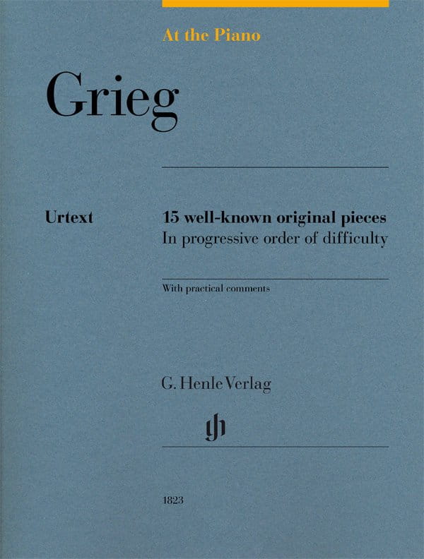 At the Piano: Edvard Grieg- 15 najbardziej znanych utworów o rosnącym stopniu trudności - nuty na fortepian solo