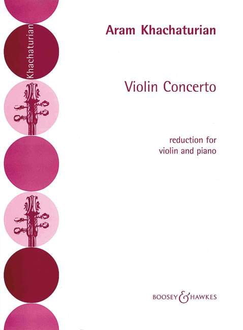 Aram Khachaturian: Violin Concerto in D minor - koncert skrzypcowy d-moll - nuty na skrzypce i fortepian