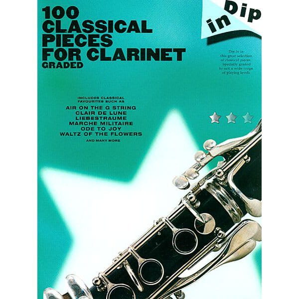 Dip In: 100 Classical Pieces For Clarinet Graded - Jenni Wheeler - nuty na klarnet