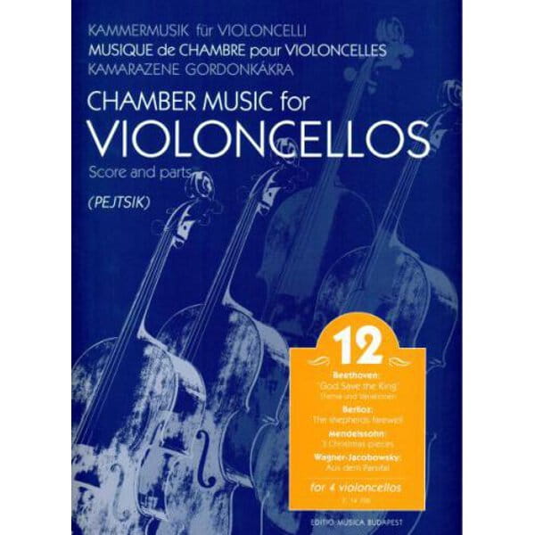 Chamber Music for violoncellos 12 - Arpad Pejtsik - muzyka kameralna na 4 wiolonczele