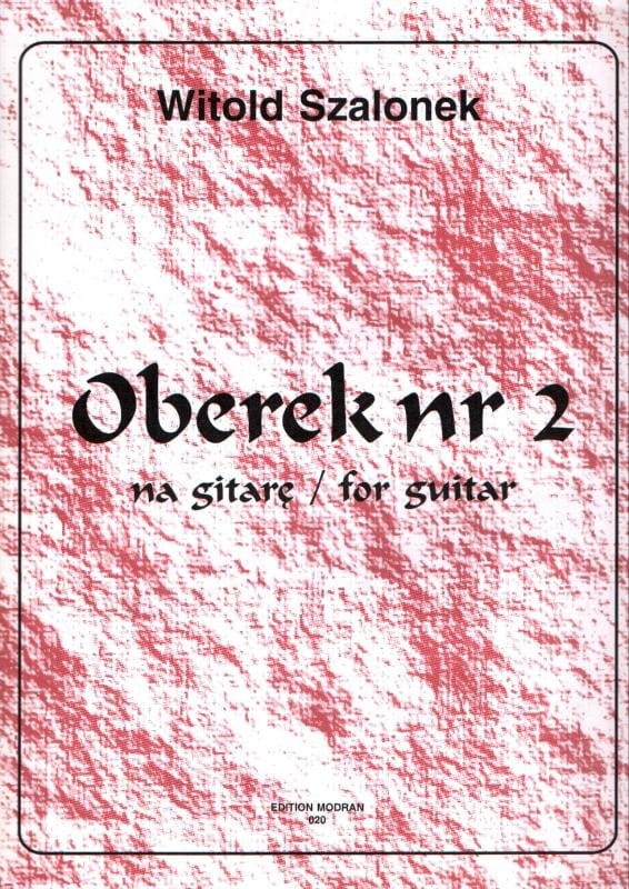 Oberek nr 2 - nuty na gitarę - Witold Szalonek