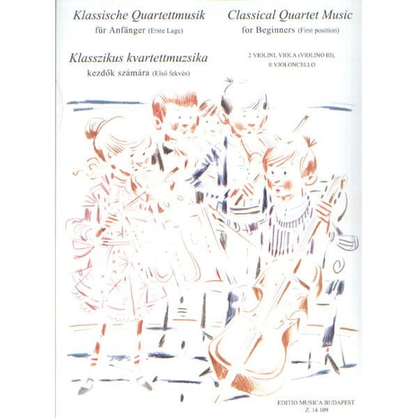 Classical Quartet Music for Beginners - Arpad Pejtsik, Lajos Vigh - klasyczne kwartety dla początkujących w 1 pozycji
