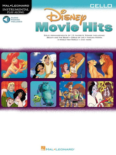 Disney Movie Hits: Cello (+ audio online) - nuty na wiolonczelę