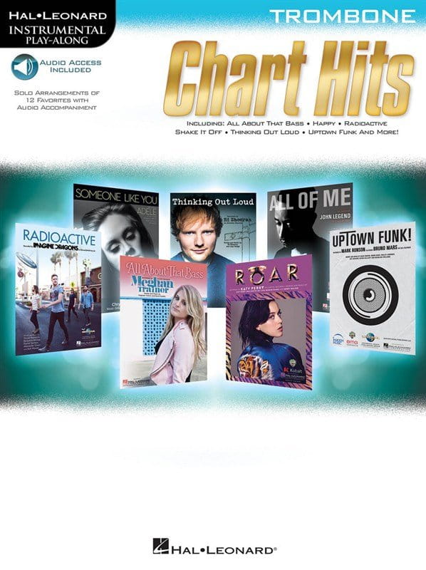 Chart Hits: Trombone (+ audio online) - nuty na puzon