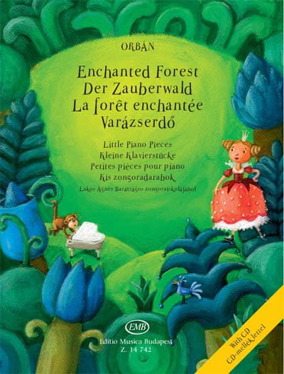 Orbán György: Enchanted Forest (+ płyta CD) - nuty na fortepian dla początkujących