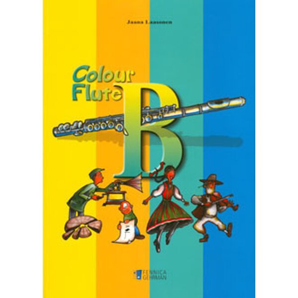 Jaana Laasonen: Colour Flute Book B - szkoła gry na flet poprzeczny dla dzieci w systemie Colourstrings - nuty na flet poprzeczny