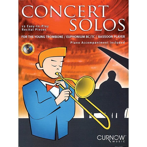 Concert Solos For The Young Trombone / Bassoon Player (+ płyta CD) - 12 utworów koncertowych na puzon / fagot w kluczu basowym i wiolinowym