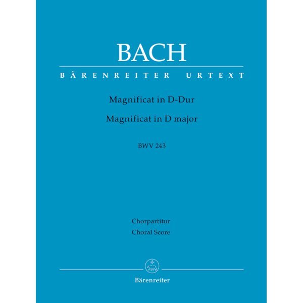 Jan Sebastian Bach: Magnificat in D-dur (BWV 243) - Eduard Muller - nuty na chór (Choral Score)