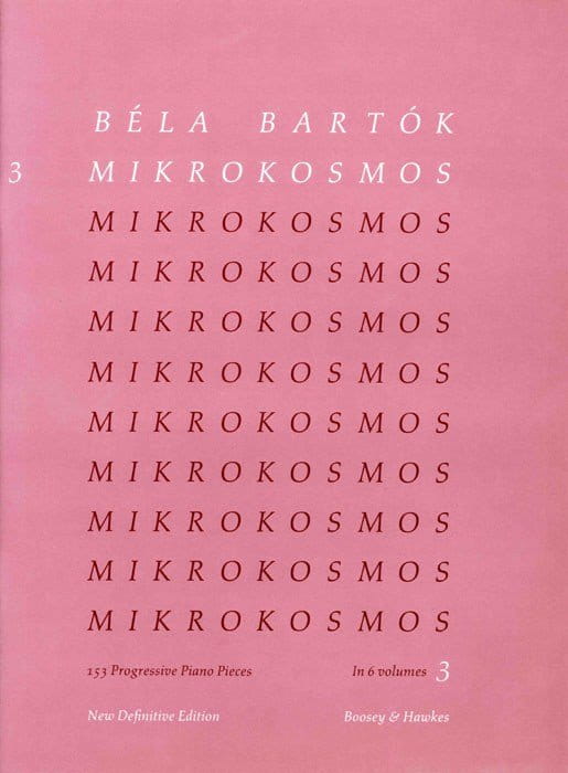 Bela Bartok - Mikrokosmos vol. 3 - nuty na fortepian solo