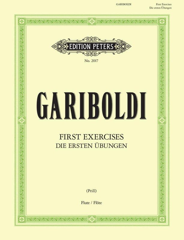 Giuseppe Gariboldi: Die ersten Ubungen fur die Flote - pierwsze ćwiczenia na flet poprzeczny