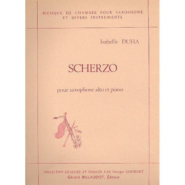 Izabella Duha - Scherzo pour saxophone alto et piano - nuty na saksofon altowy i fortepian
