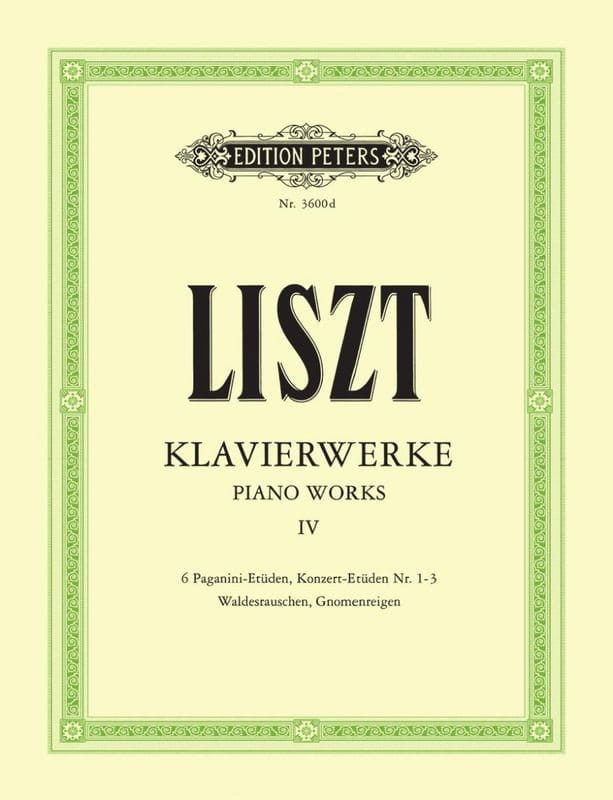 Ferenc Liszt: Klavierwerke IV - Piano Works 4 - utwory fortepianowe część 4