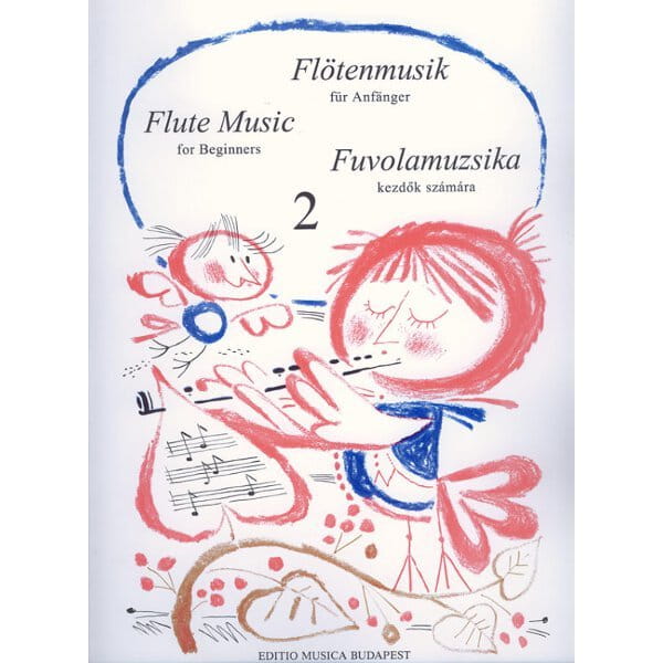 Flute Music for Beginners 2 - Bántai Vilmos, Kovács Imre - nuty na flet poprzeczny dla początkujących