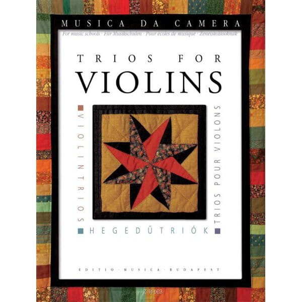 Musica Da Camera. Trios for Violins - Soós András - nuty na trio skrzypcowe