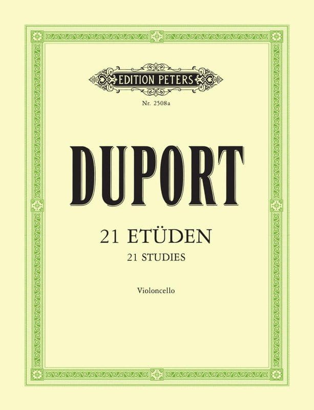 Jean-Louis Duport - 21 Studies for Cello - etiudy na wiolonczelę