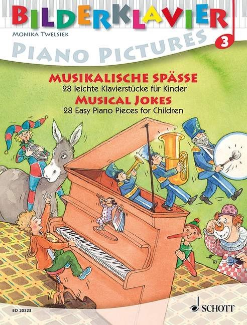 Piano Pictures 3: Musical Jokes - 28 łatwych utworów fortepianowych dla dzieci - Monika Twelsiek