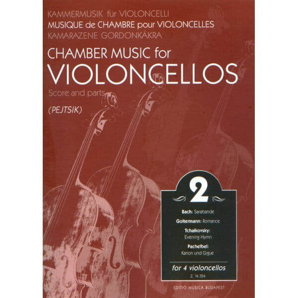 Chamber Music for violoncellos 2 - Arpad Pejtsik - muzyka kameralna na 4 wiolonczele