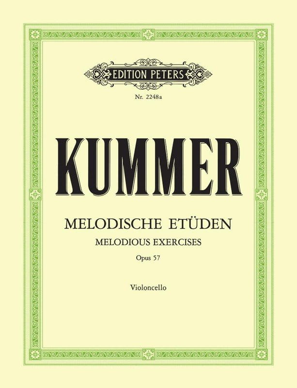 Friedrich August Kummer - Zehn melodische Etuden op. 57 - etiudy melodyczne op. 57 na wiolonczelę