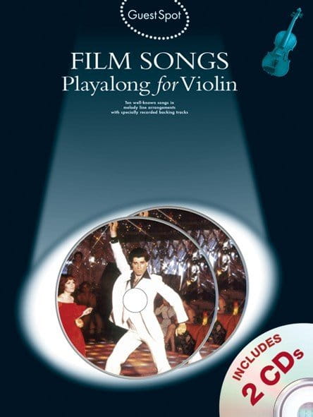 Guest Spot: Film Songs Playalong For Violin - nuty na skrzypce - Sam Harrop (+ 2 płyty CD)