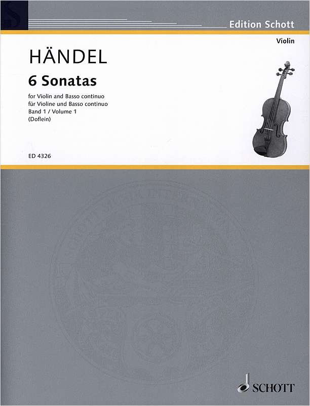 George Friedrich Handel - 6 Sonat na skrzypce i basso continuo cz 1