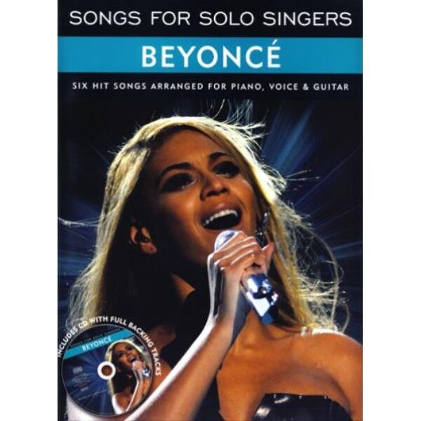 Beyonce Songs for Solo Singers - Lizzie Moore - nuty na głos, fortepian i akordy gitarowe (+ płyta CD)
