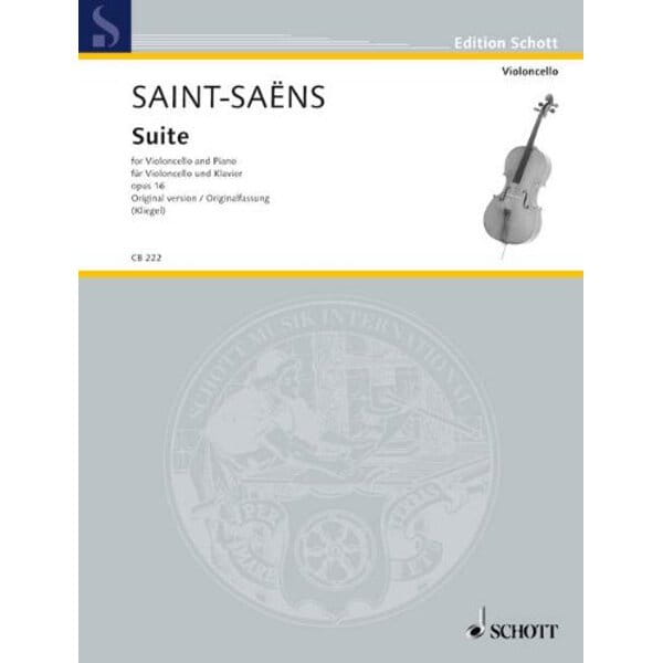 Camile Saint-Saens - Suita D-dur op. 16 na wiolonczelę i fortepian