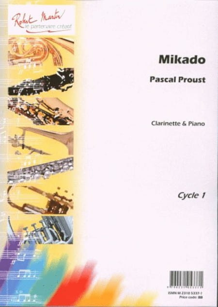 Pascal Proust: Mikado - Clarinette et Piano - nuty na klarnet i fortepian