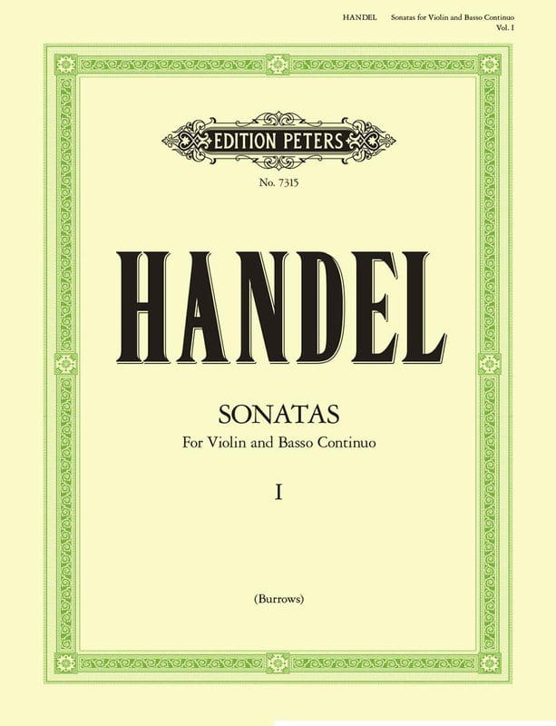 George Friedrich Handel - Sonaty na skrzypce i basso continuo cz 1 - HWV 359a, HWV 361, HWV 364a, HWV 367a, HWV 372, HWV 373