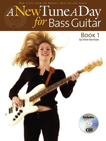 A New Tune A Day for Bass Guitar: Book 1 (+ płyta CD) - szkoła gry na gitarze basowej - Steve Kershaw