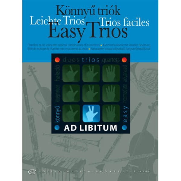 Ad Libitum. Easy Trios - Soós András - łatwe utwory na tria kameralne