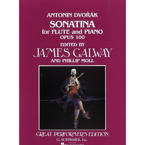 Antoni Dvorak (Dworzak): Sonatina For Flute And Piano op. 100 - James Galway - nuty na flet i fortepian